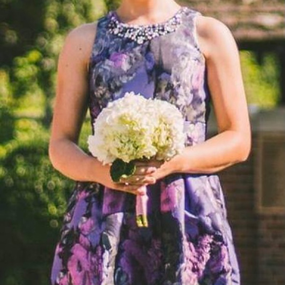 Eliza J Cocktail Fit and Flare Dress